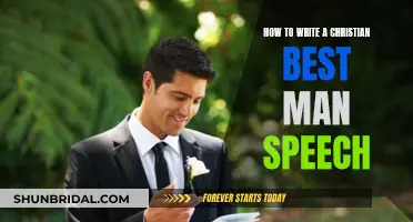 A Christian Best Man Speech: Guide to Writing