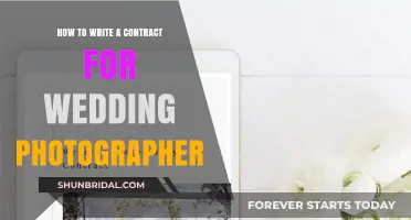 Wedding Photography Contracts: Tips for a Foolproof Agreement