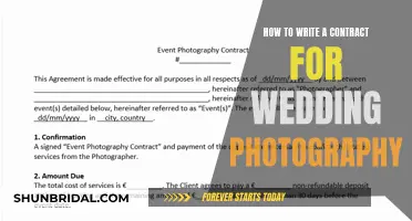 Wedding Photography Contracts: A Guide to Protecting Your Art and Business