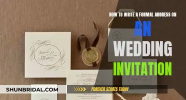 Mastering the Art of Formal Addressing for Wedding Invitations