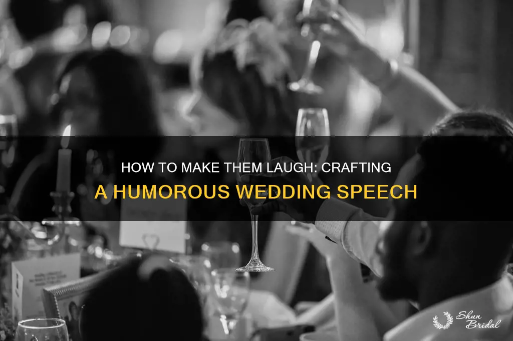 how to write a funny speech for wedding