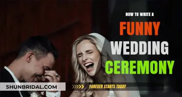Crafting Laughter-Filled Vows: A Guide to Writing a Funny Wedding Ceremony