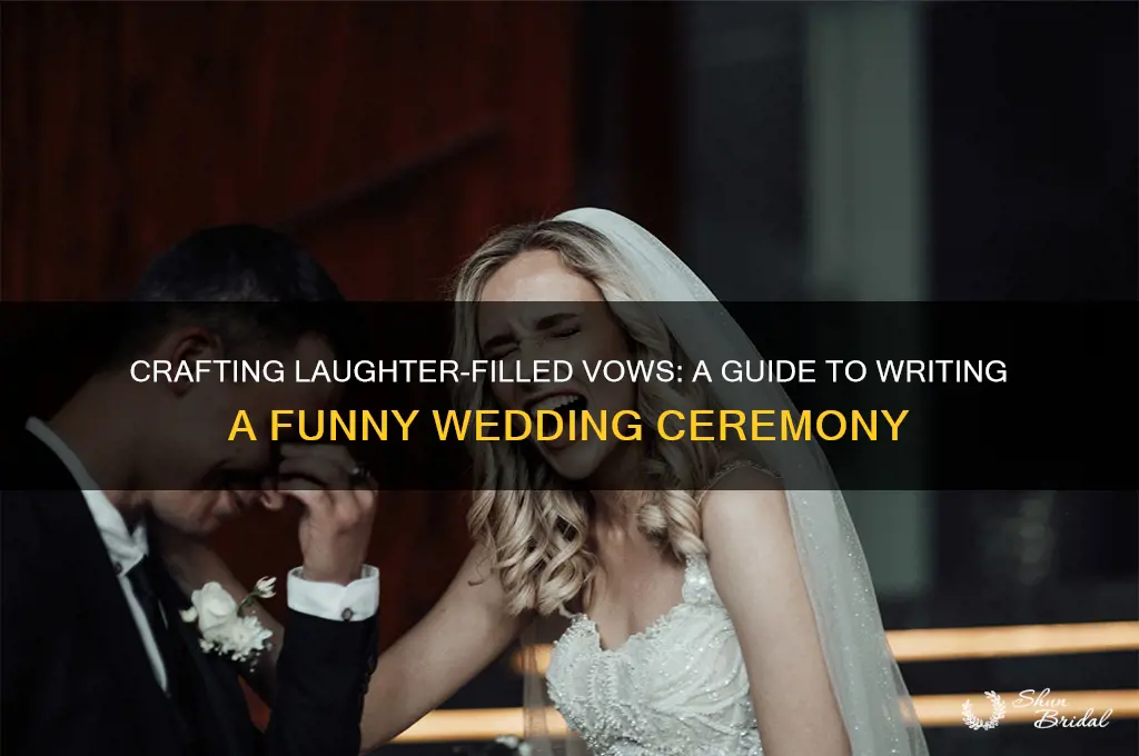how to write a funny wedding ceremony