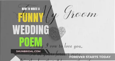 Composing Humor: The Art of Crafting a Hilarious Wedding Poem