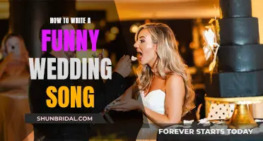 Writing a Wedding Song: Adding Humor to the Ceremony