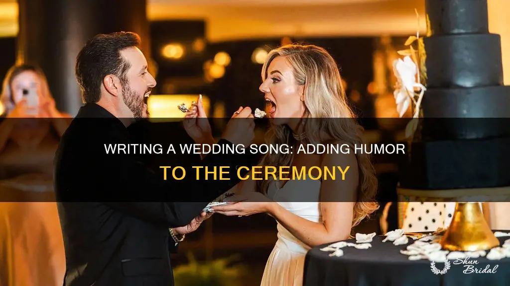 how to write a funny wedding song