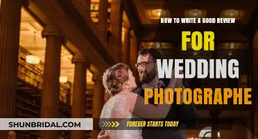 Tips for Writing a Stellar Wedding Photographer Review