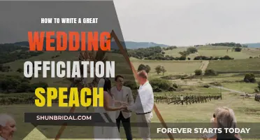 Crafting the Perfect Wedding Officiant Speech: Tips and Tricks