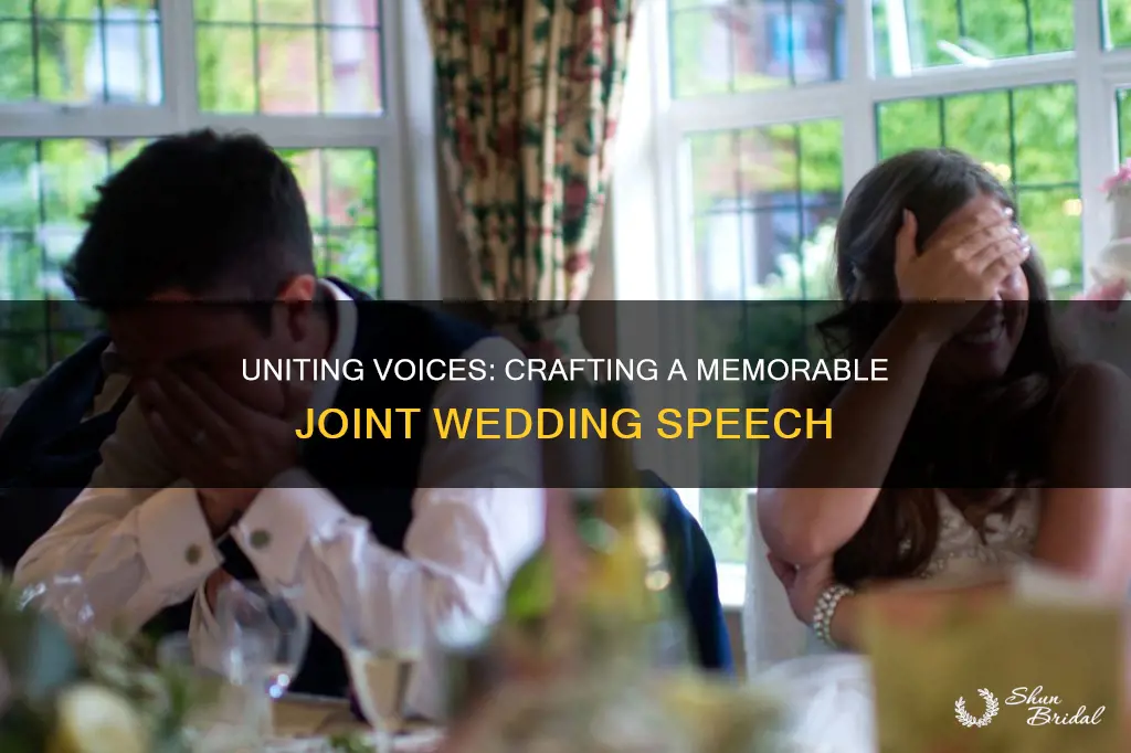 how to write a joint wedding speech