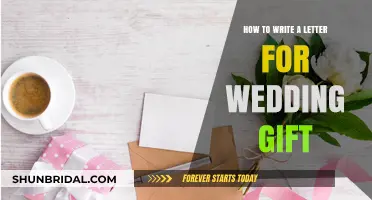Crafting the Perfect Wedding Gift Thank-You Letter: Tips and Etiquette