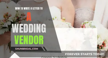 Crafting the Perfect Wedding Vendor Letter: A Guide to Customization and Care