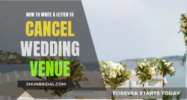 Canceling Your Wedding Venue: Crafting the Letter