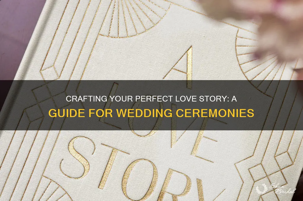 how to write a love story for wedding ceremony