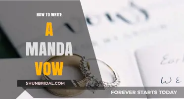 Crafting Heartfelt Manda Vows: A Step-by-Step Guide for Your Special Day