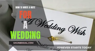 Crafting Heartfelt Wedding Notes: A Guide to Writing Touching Words