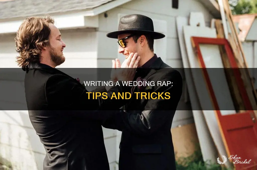 how to write a rap song for a wedding