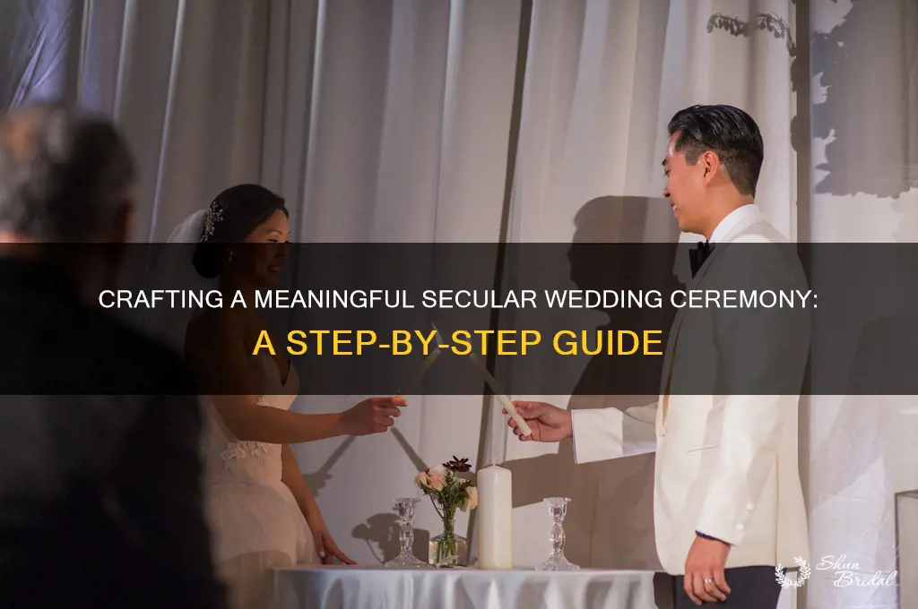 how to write a secular wedding ceremony