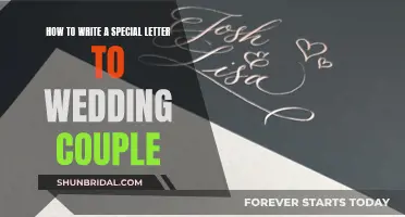 Crafting a Heartfelt Wedding Letter: A Guide to Writing a Special Note to the Couple