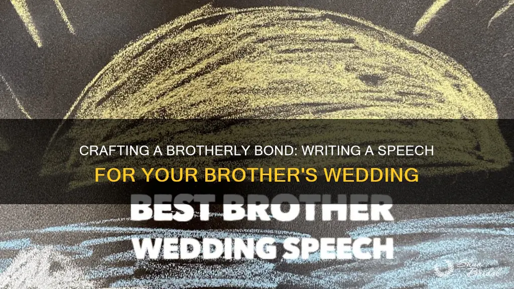 how to write a speech for brother