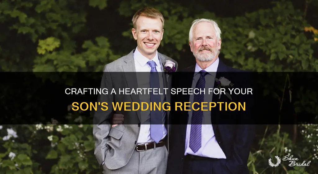 how to write a speech for son