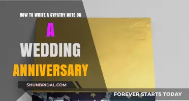 Compassionate Words: Crafting a Sympathy Note for a Wedding Anniversary