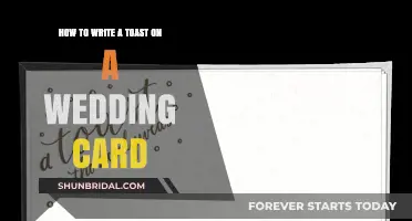 Crafting the Perfect Wedding Card Toast: Tips and Ideas