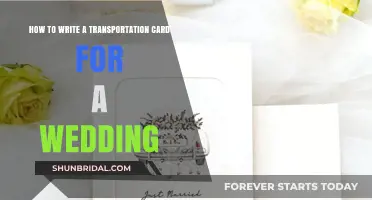 Elegant Wedding Transportation Cards: A Step-by-Step Guide to Crafting Yours