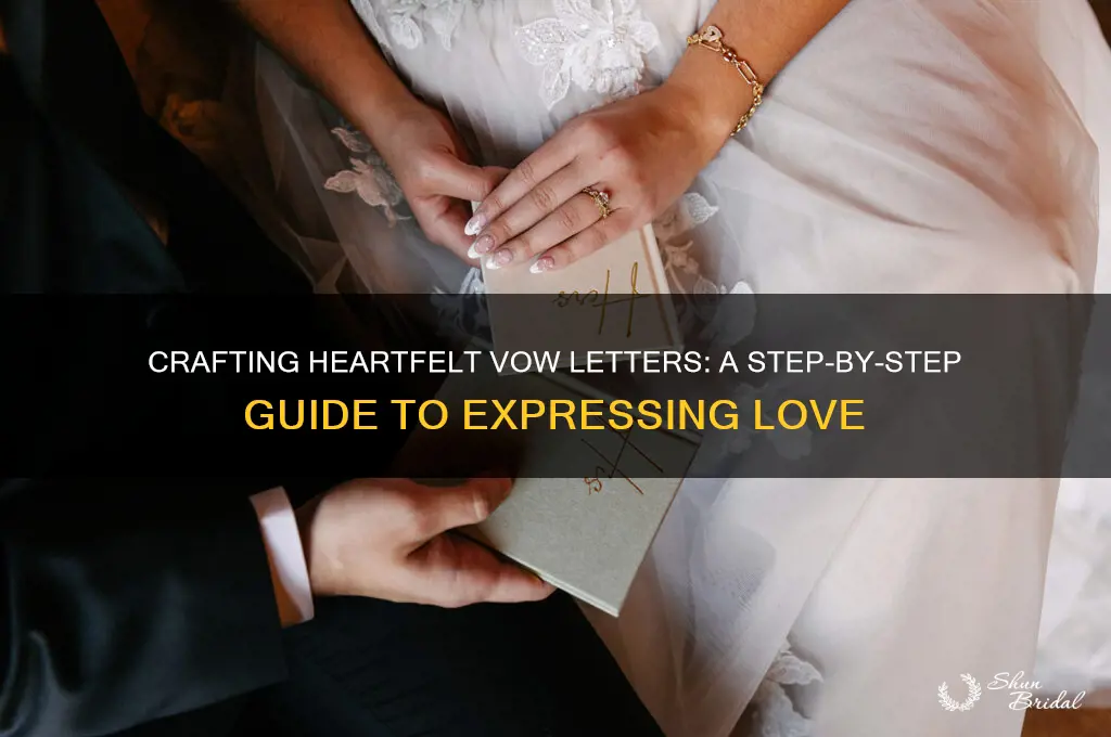 how to write a vow letter