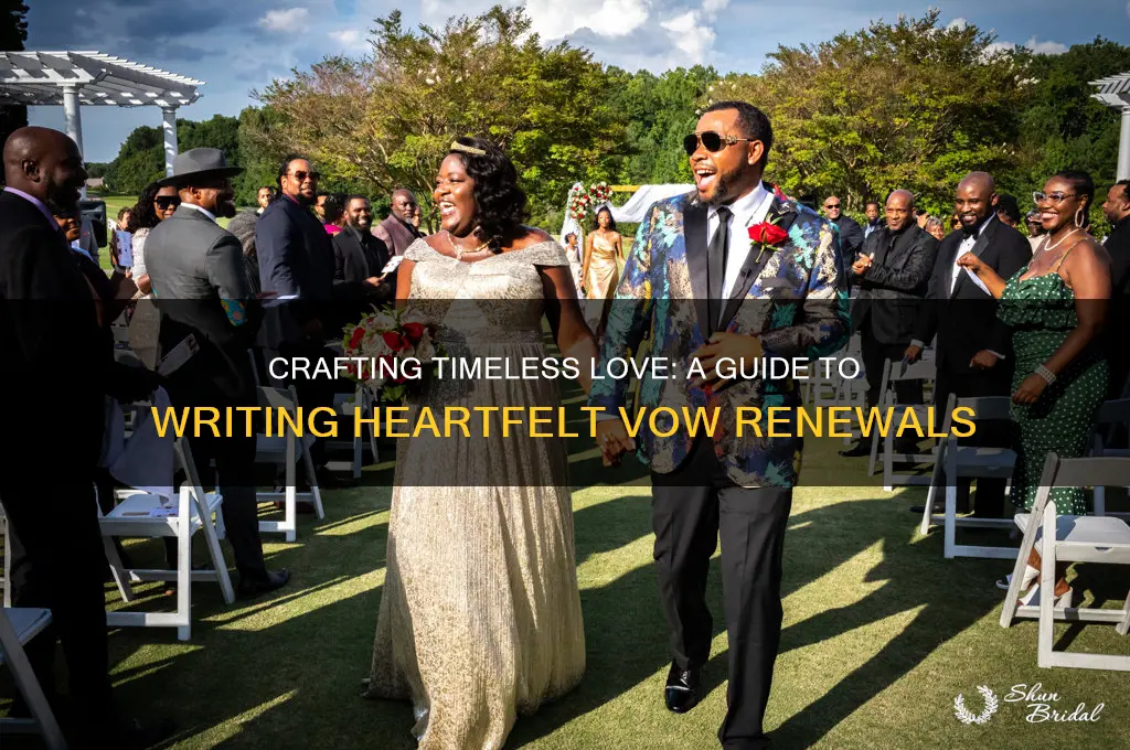 how to write a vow renewal