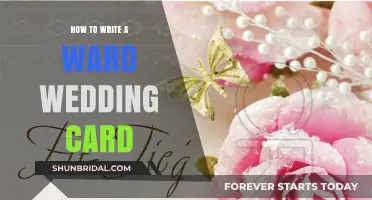 Crafting the Perfect Ward Wedding Card: Tips and Ideas