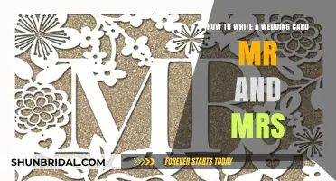 Crafting the Perfect Wedding Card: Tips for Mr. and Mrs