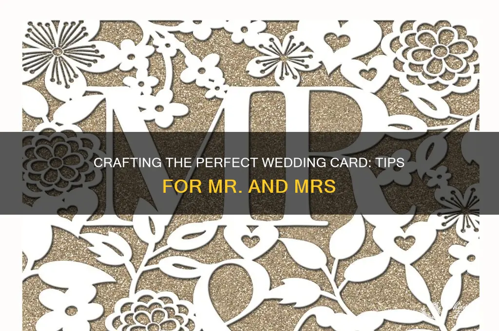 how to write a wedding card mr and mrs