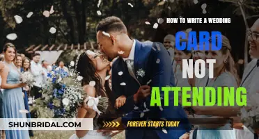 Thoughtful Wedding Card Messages When You Can't Attend the Celebration