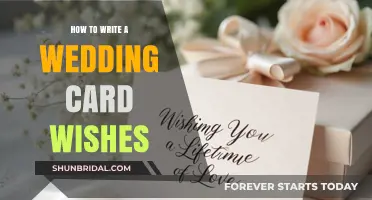 Crafting Heartfelt Wedding Card Wishes: Tips for Perfect Messages