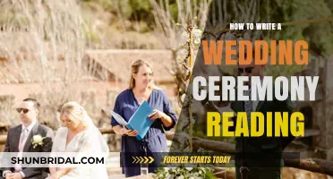 Crafting the Perfect Wedding Ceremony Reading: Tips and Ideas