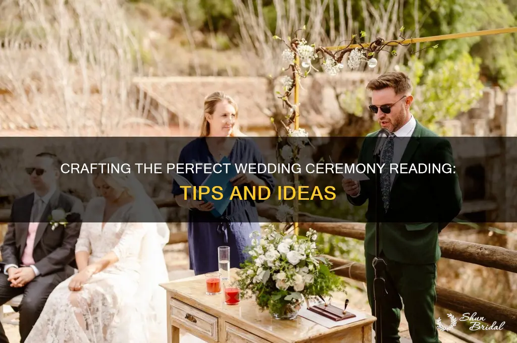 how to write a wedding ceremony reading
