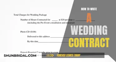 The Art of Drafting a Wedding Contract: A Guide to Securing Your Special Day