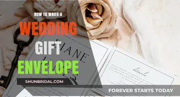 Elegant Wedding Gift Envelope Writing Tips for Thoughtful Gifting
