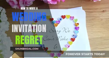 Declining a Wedding Invitation: Crafting a Polite Regret