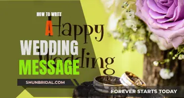 Crafting Congrats: A Guide to Writing Heartfelt Wedding Messages