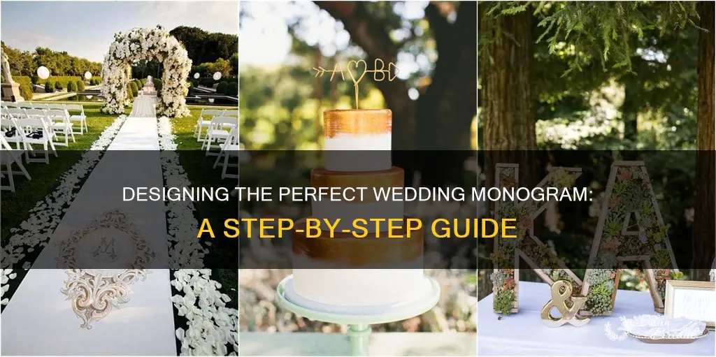 how to write a wedding monogram