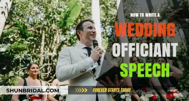 Crafting the Perfect Wedding Officiant Speech: Tips and Tricks