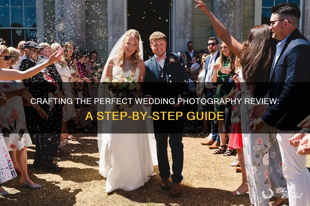 how to write a wedding photography review