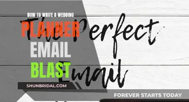 Crafting the Perfect Wedding Planner Email Blast: A Guide