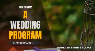 Crafting the Perfect Wedding Program: A Step-by-Step Guide