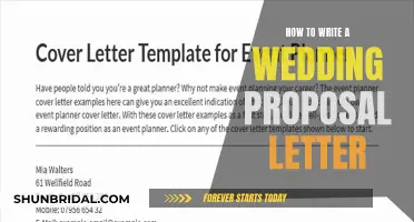 Crafting the Perfect Wedding Proposal Letter: A Guide to Writing a Heartfelt Request