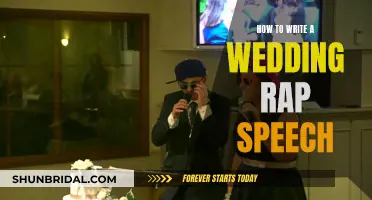 Rapping Up Nuptial Vibes: Crafting a Wedding Rap Speech