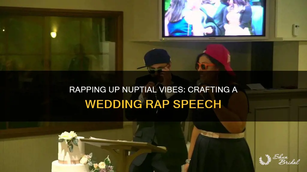 how to write a wedding rap speech