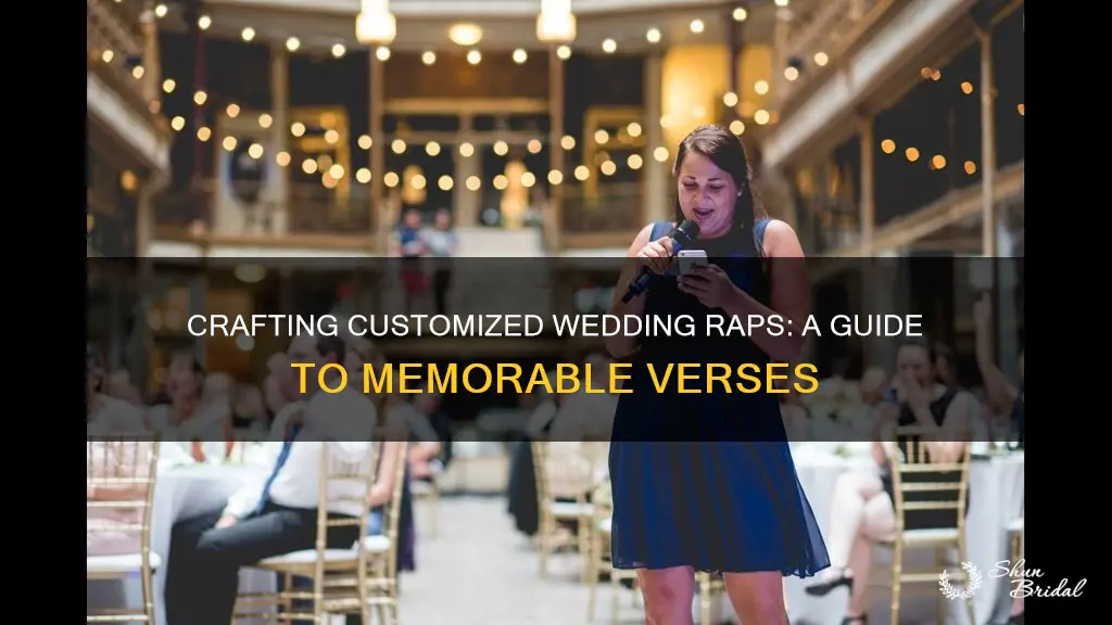 how to write a wedding rap