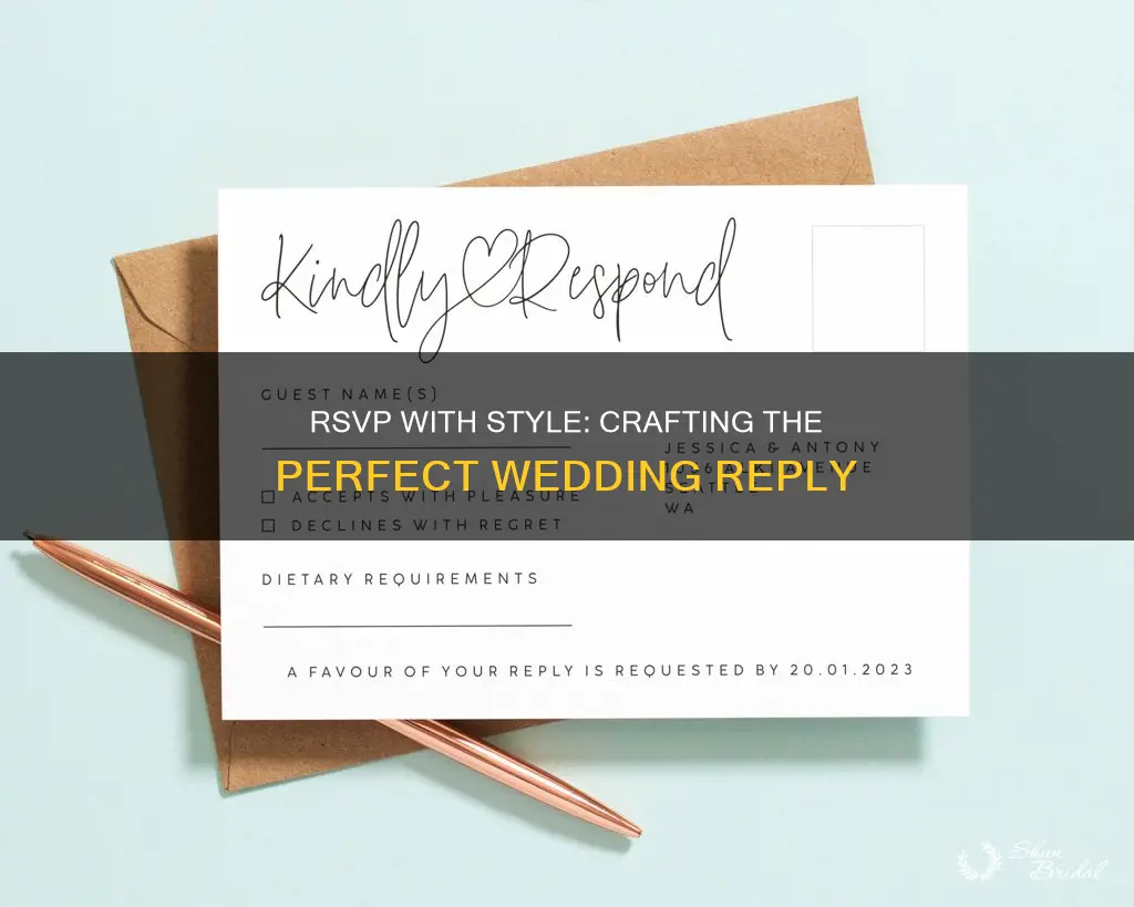 how to write a wedding rsvp reply